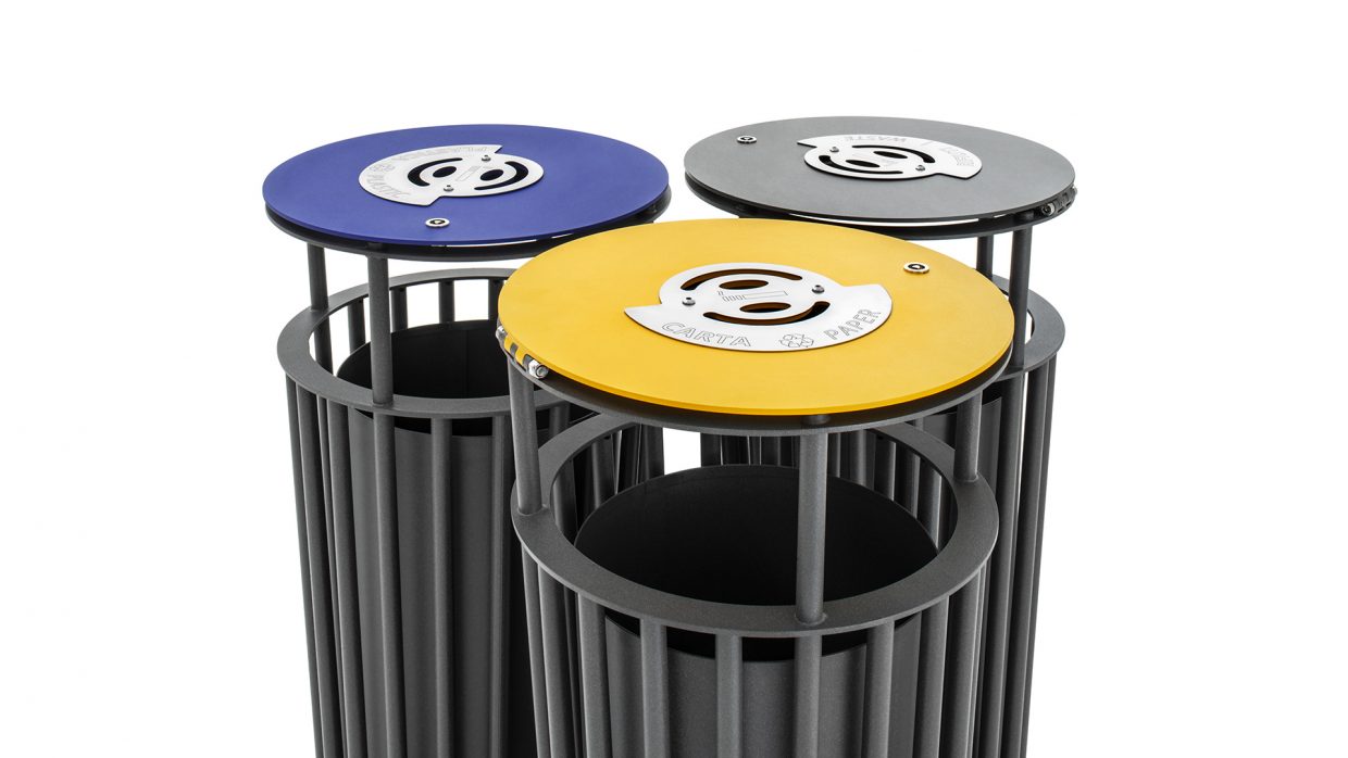.015 Small Litter Bins Urbantime by Diemmebi