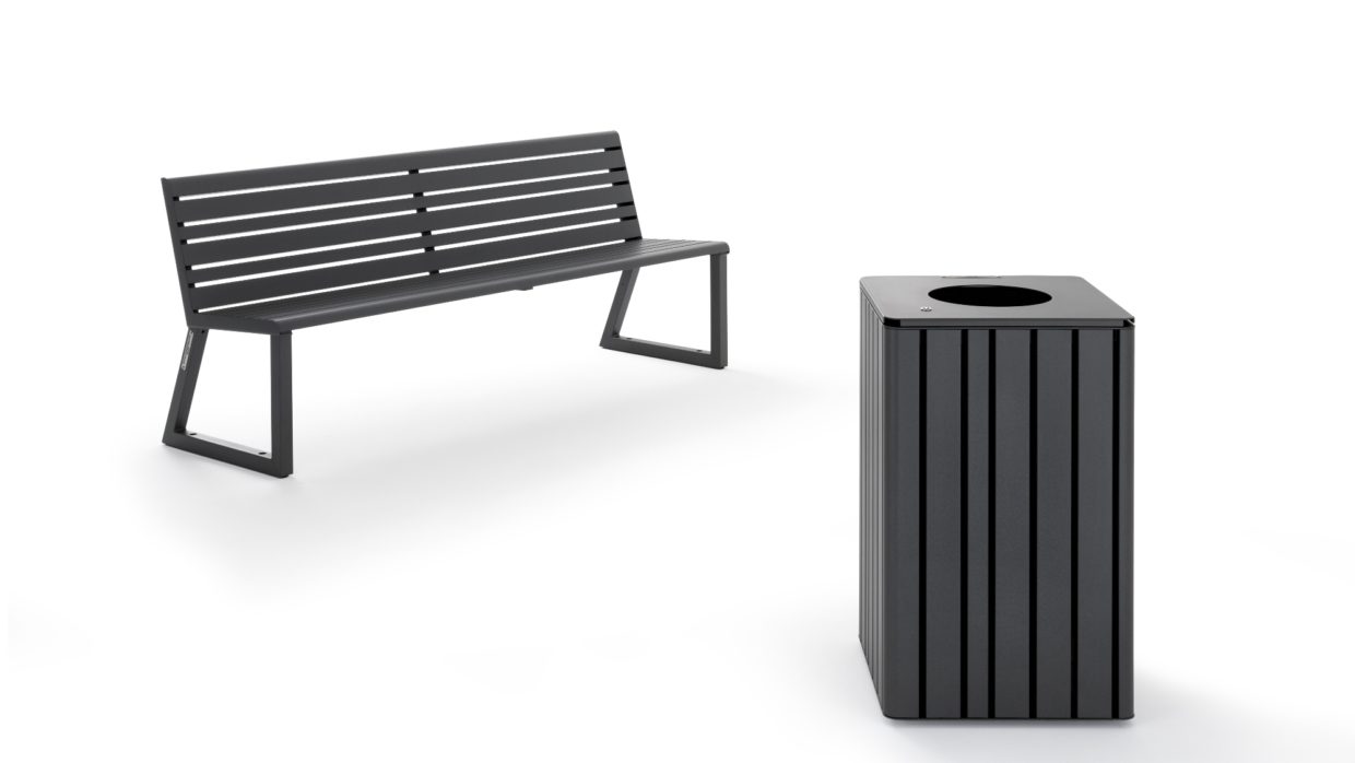 .h24 Litter Bin Urbantime by Diemmebi
