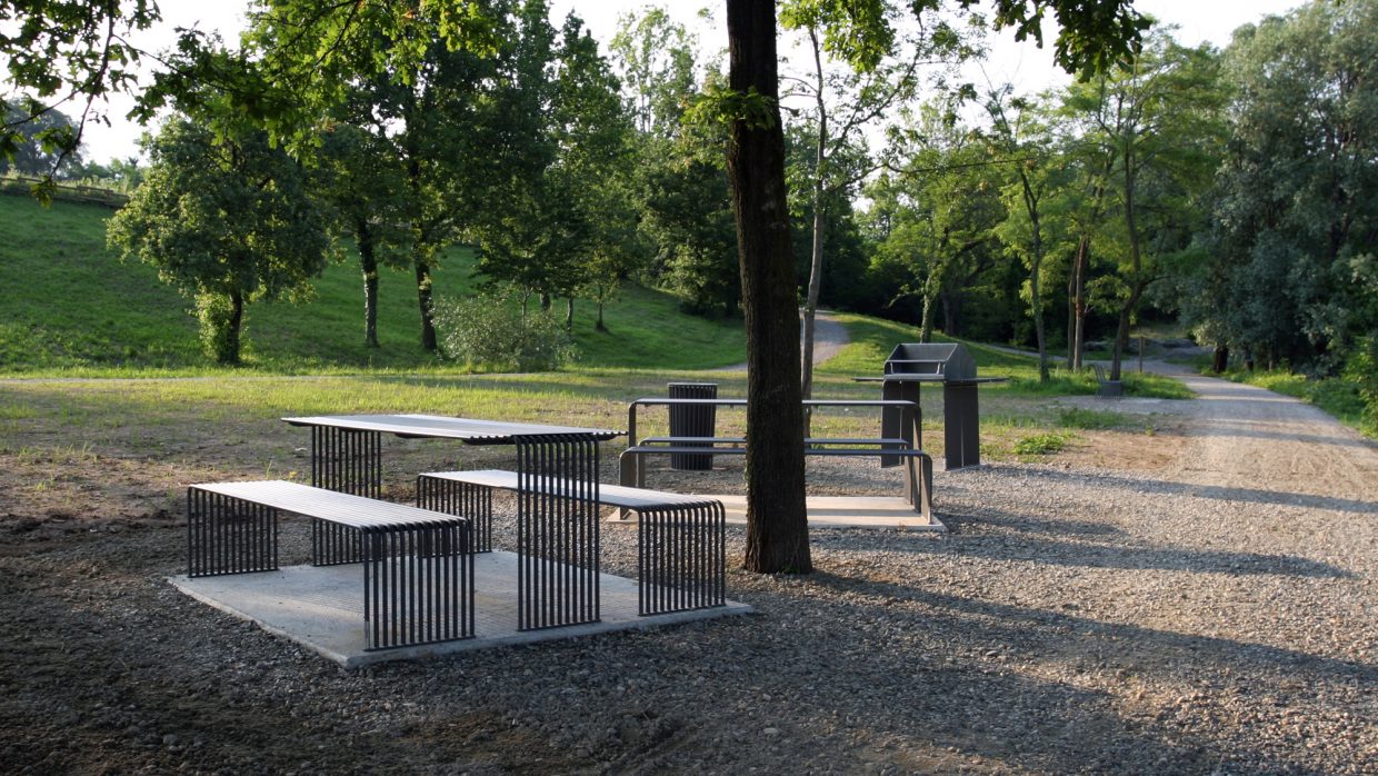 Installazione sul fiume Brembo Urbantime by Diemmebi