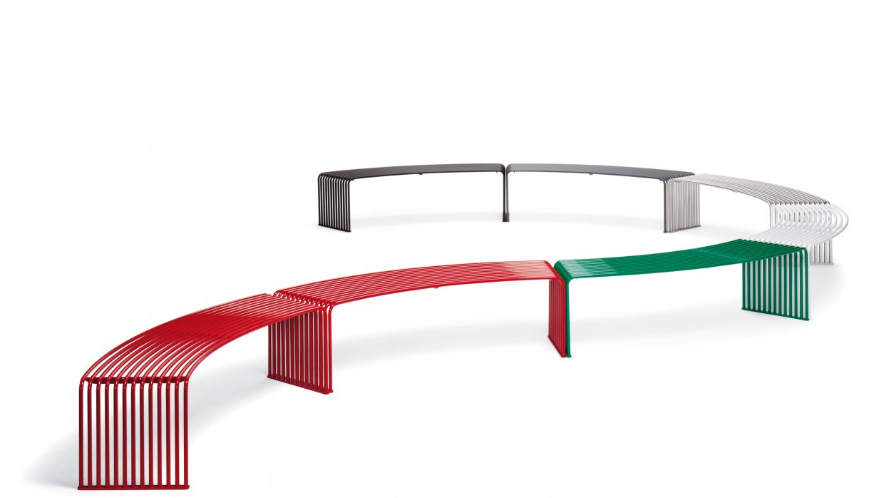 .015 Concave or convex bench Urbantime by Diemmebi