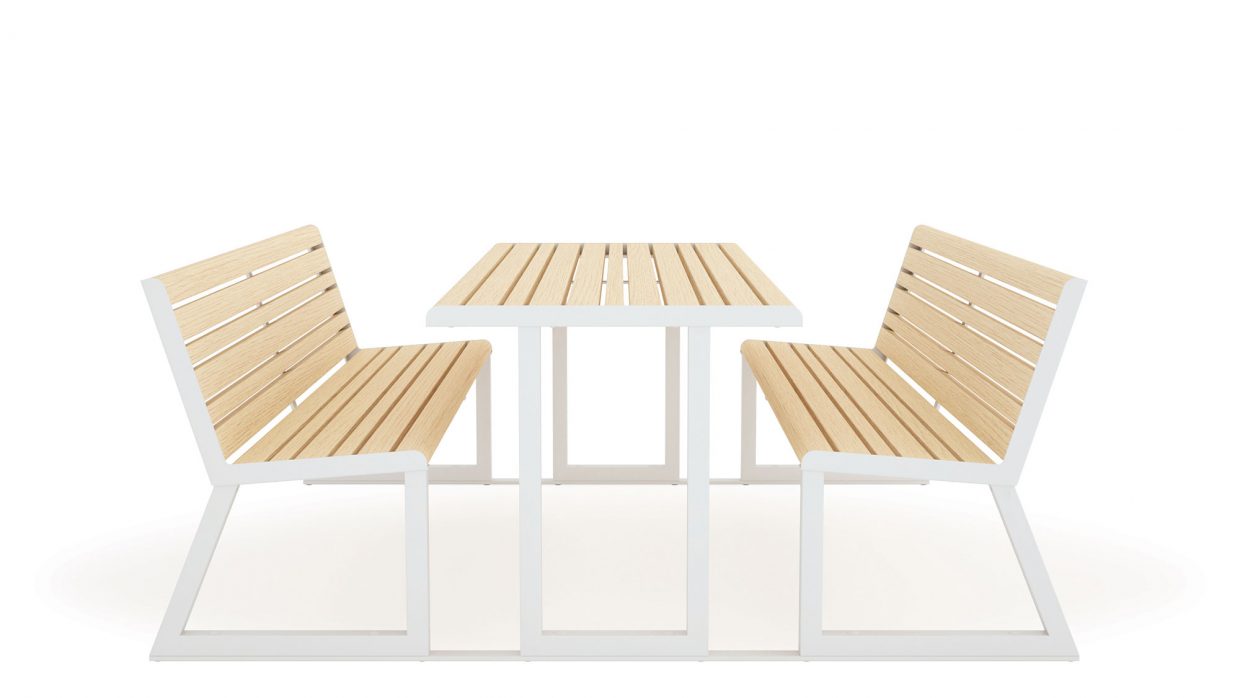 Tavolo + Panchine integrate .H24