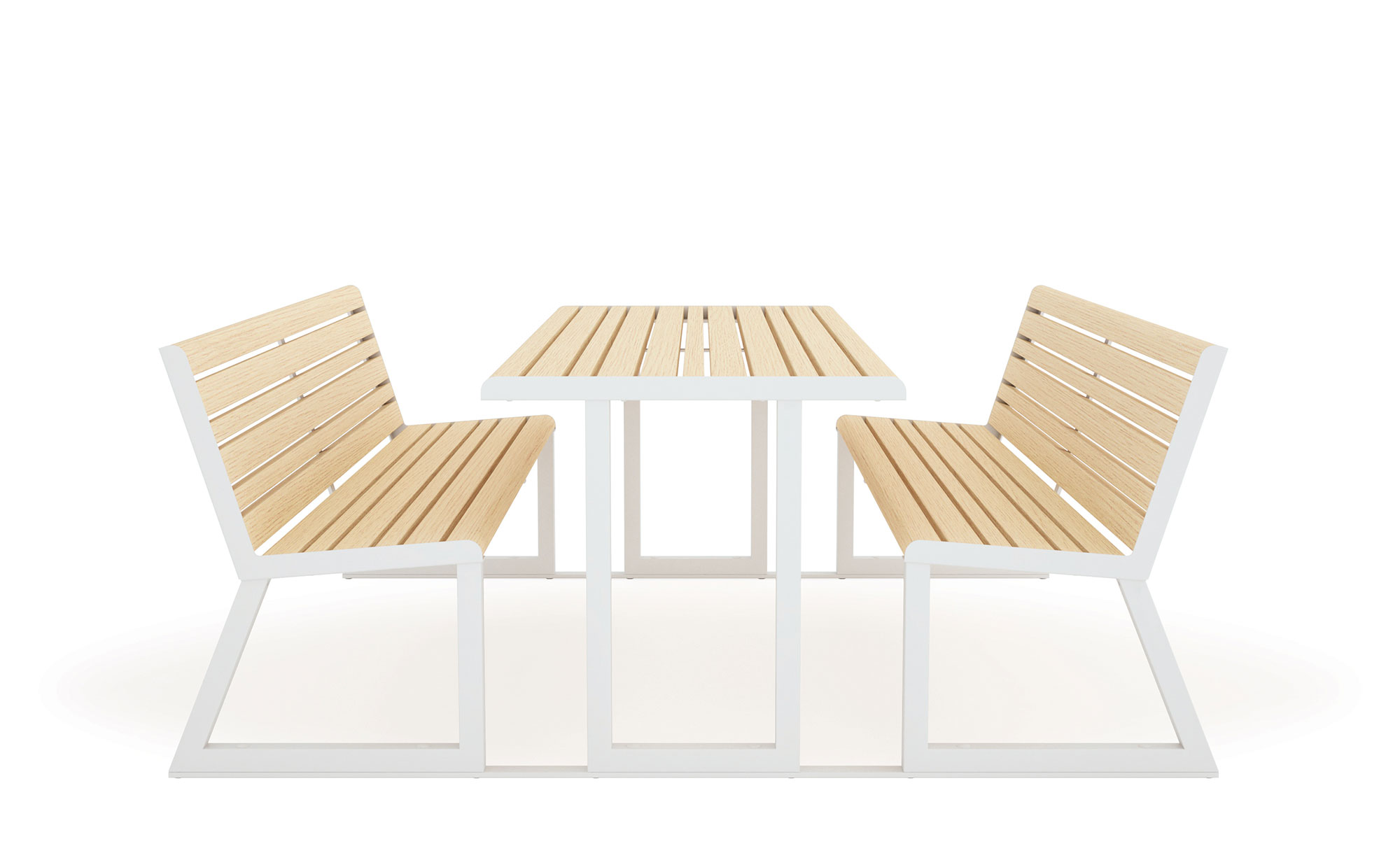 .H24 Table + bancs intégrés