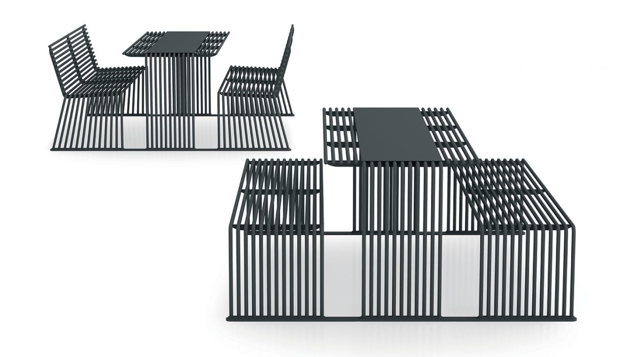 Mesa + bancos integrados .015