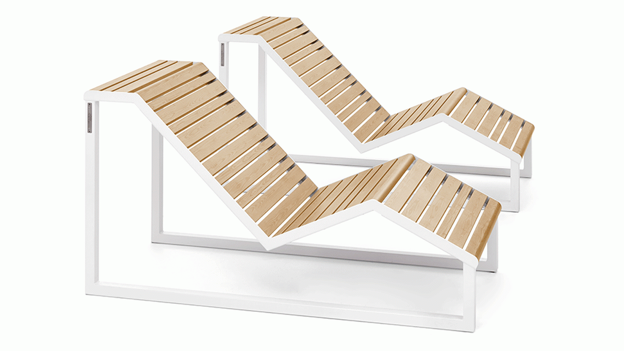 .h24 Chaise Longue Urbantime by Diemmebi