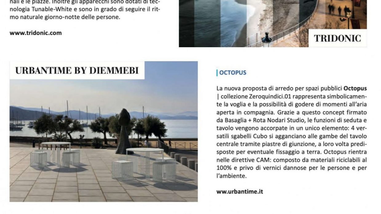 OUTDOOR ITALIA, OCTOPUS Urbantime by Diemmebi