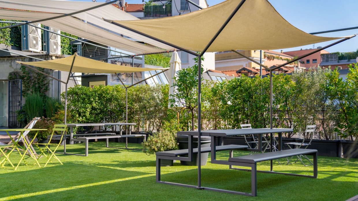 OUTDOOR DESIGN: THE MILANESE TERRACE Urbantime by Diemmebi