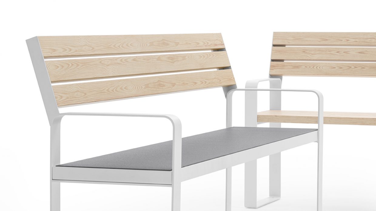 SEMPREVERDE.040: SEATS WITH LAPITEC® SINTERED STONE Urbantime by Diemmebi